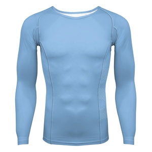 Camiseta de compresión para hombre, camisetas transpirables para correr, ropa de entrenamiento, ropa de Fitness - Product Image 1