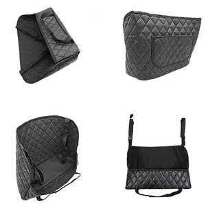 कार पर्स धारक पु चमड़े जेब हैंडबैग धारक कार सीट भंडारण बीच सीटें बड़े क्षमता कंसोल हैंडबैग धारक