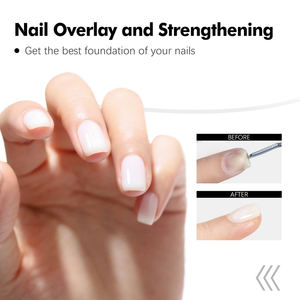 FZANEST Gel de Base Couleur pour Ongles, Gel Constructeur Sans HEMA, Base Caoutchouc, Fournitures pour Ongles, Prix de Gros Abordable, <span class=keywords><strong>Kit</strong></span> de Gel d'Extension d'Ongles - Product Image 3