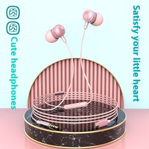 Auriculares intrauditivos con cable tipo C de 3,5mm K Song Metal Music Auriculares para dormir Computadora Juego de teléfono móvil-Auriculares intrauditivos versátiles - Product Image 4