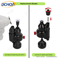 DCHOA Outil de découpe de précision en aluminium pour capteurs de stationnement PDC, découpes circulaires, découpes de trous de radar, outils pour film vinyle PPF et film de fenêtre