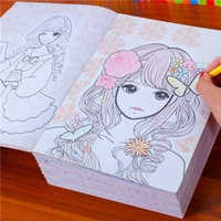 Libro de colorear personalizado para niños, suministros de arte, juego de libro para colorear, Animal Floral y patrón, Super pintor