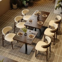 Vente en gros de meubles de restaurant commerciaux modernes, banquet, café, cafétéria, restauration, tabourets de bar, table à manger, chaises, ensemble