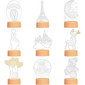Lámpara TIGERGOODS 3D LED de Lujo <span class=keywords><strong>para</strong></span> Bebés, Lámpara Nocturna Acrílica Recargable por USB, Lámpara Decorativa <span class=keywords><strong>para</strong></span> Habitación, Regalo <span class=keywords><strong>para</strong></span> el Día de la Madre <span class=keywords><strong>2023</strong></span> - Product Image 6