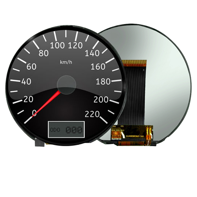 544*506 IPS Car TFT LCD Display Module 3.6 Inch Small Automotive Dashboard Panel RGB Interface LED Motorcycle Screen Panel
