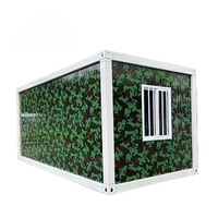 Casa Contenedor Prefabricada Modular Desmontable de 20 pies, Personalizada, de Dos Dormitorios, Minimalista, Resistente al Fuego, para Oficina o Taller