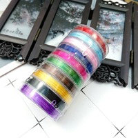 Fil élastique en TPU multicolore, cordon extensible coloré pour la fabrication de bijoux en perles, bracelets et colliers DIY