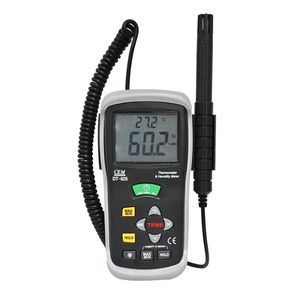 เครื่องวัดอุณหภูมิและความชื้นสูง CEM DT-625 พร้อมฟังก์ชันวัดจุดน้ำค้างและอุณหภูมิหลอดวัดความร้อน - Product Image 4