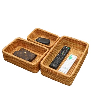 Cổ tự nhiên mây thân thiện với môi lưu trữ ngoài trời giỏ <span class=keywords><strong>wicker</strong></span> dệt đa chức năng Kid đồ chơi trang trí nội thất giặt bin - Product Image 4