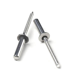GB12615.4 Rivet aveugle à tête ronde plate à bout fermé en acier inoxydable - Product Image 6