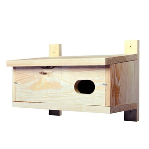 SWIFT NICHE XJY-SNB20211101 par Vogelhaus Coupe-Vent Quadrate <span class=keywords><strong>Nid</strong></span> d'<span class=keywords><strong>oiseau</strong></span> Matériel en bois de pin massif - Product Image 1