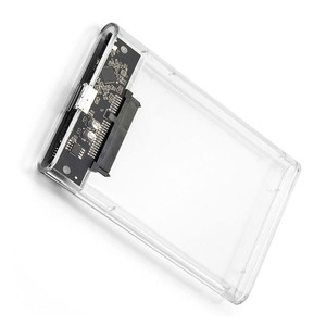 ShuoLe 2.5 Inch Sata Usb3.0 Hard Drive <b>Enclosure</b> Transparent <b>Plastic</b> Case For Ssd Hdd Mobile Storage - Product Image 5