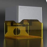 Shenzhen Trend TS1 3D Crystal 2.5W Graveur laser Nouveau pour feuilles de cuir Bouteilles en verre Papier contreplaqué en plastique polyvalent en bois