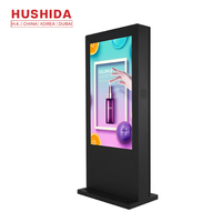 Fabricant professionnel de 55 pouces 1080P extérieure étanche joueur de publicité d'affichage à cristaux liquides de totem de kiosque d'écran tactile d'affichage