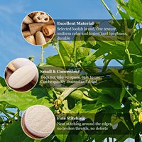 Lalasis 100% éponge de bain en chanvre exfoliant de forme ovale naturelle biologique luffa