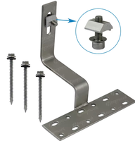 Support de fixation pour tuiles solaires – Crochet de toit pour panneaux photovoltaïques – Support d'installation de panneaux