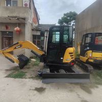 Mini-pelles SANY 35U de 3,5 tonnes d'occasion certifiées CE, engins de terrassement sur chenilles avec godets, composants essentiels chinois : moteur, pompe, roulement
