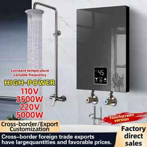 Calentador de Agua Eléctrico Portátil de Plástico 220v Instantáneo con Pantalla LED en Inglés para Hogar, Exteriores, Hoteles, Garajes, Ahorro de Energía, Rápido - Product Image 3