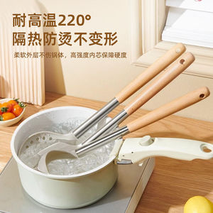 Ensemble de spatules en silicone, 3 pièces, résistantes aux hautes températures, antiadhésives, ustensiles de cuisine pour la cuisson - Product Image 1
