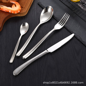 Moonlight Cutlery Set Stainless Steel <b>Knife</b> Fork Spoon 4 Piece Western Dinnerware Durable Mirror Polished Hotel Restaurant Gift - Product Image 5
