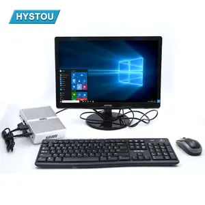 HYSTOU Mini Pc NucBOX Core i3-7167U 8 Go DDR3 128G SSD Mini PC PC de bureau Mini ordinateur
