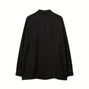 แจ็กเก็ตบุผ้าวินเทจใหม่สำหรับฤดูหนาวพร้อมซิปสีทึบดีไซน์เฉพาะตัวเสื้อแจ็คเก็ตแขนยาวสำหรับกระเป๋าออกแบบโลโก้ได้ตามต้องการ - Product Image 2