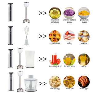 Kitchen Appliance 3 in 1 Mixer Hand <strong>Blender</strong> Set 600w Immersion <strong>Blenders</strong> with Adjustable Speed - Product Image 4