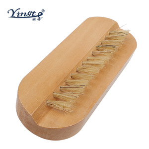 Yinste Solid Wood Shoe <b>Brush</b> Pig Hair Double Sided For Cleaning And <b>Dust</b> Removal - Product Image 3