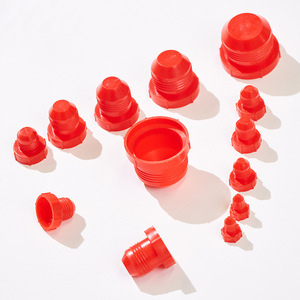 Tapón de plástico estándar americano con rosca NPT para equipos mecánicos, material PVC - Product Image 2