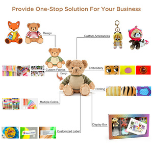 ผู้ผลิตตุ๊กตาขนนุ่ม ขายส่ง ตุ๊กตาหมีเท็ดดี้แบบกำหนดเอง ออกแบบตุ๊กตาสัตว์น่ารักนุ่มนิ่มสำหรับเด็ก - Product Image 4