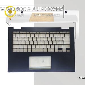 Us/jp palmrest คีย์บอร์ดแล็ปท็อปบางพิเศษสำหรับ <span class=keywords><strong>VivoBook</strong></span> <span class=keywords><strong>flip</strong></span> <span class=keywords><strong>14</strong></span> <span class=keywords><strong>Tm420</strong></span> Tp420 Tp420u Tm420ia Tm420ua - Product Image 2