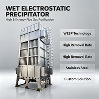 Precipitador Electrostático Húmedo Industrial (WESP) para la Purificación de Aerosoles Condensables en Gases de Combustión de Calderas de Cervecerías