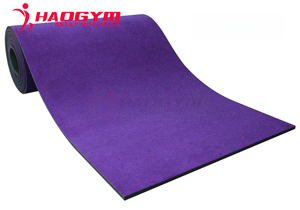 HAOGYM 体操用フロアマット 柔軟なロール式フォームマット タンブルトラック スプリングフロアマット - Product Image 2