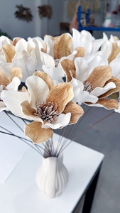 Bestseller: Bouquet Artificiale di Fiori <span class=keywords><strong>in</strong></span> <span class=keywords><strong>Legno</strong></span> Sola Fatti a Mano, Eco-Friendly, Stile Boho per Laurea, Halloween, Addio al Nubilato, Ringraziamento - Product Image 5