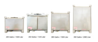 Réservoir IBC en acier inoxydable personnalisé Wanlong, écologique, 350 gal, 550 gal, 1000 L, 2000 L, pour utilisation chimique, approuvé 31A/Y