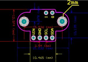 GY-AS7341 Multi-Channel Light Composition Color <b>Spectrometer</b> Analysis Sensor Module W60 - Product Image 3