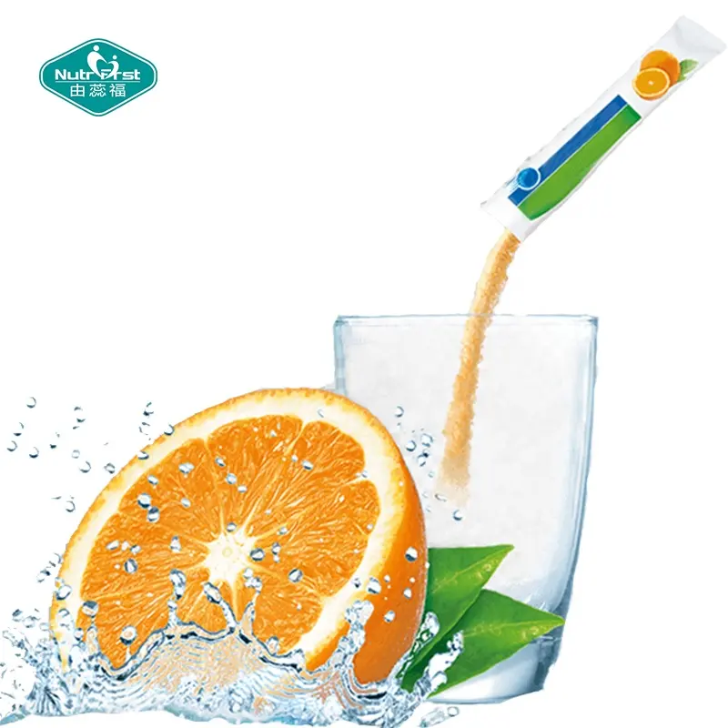 Suplemento de belleza de vitamina C efervescente, bolsita de bebida sólida Oral Soluble en agua para soporte de inmunidad