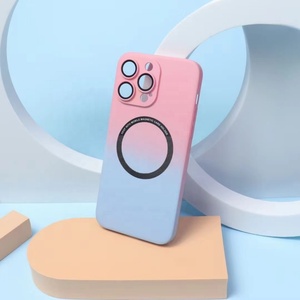 เคสโทรศัพท์ iPhone 14 Pro Max แบบไล่เฉดสี พร้อมฟิล์มเลนส์แม่เหล็กติดกันได้  สำหรับ iPhone 13, 12, 11 - Product Image 4