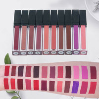Meilleur vendeur en gros logo personnalisé rouge naturel végétalien brillant à lèvres longue durée minéral marque privée filles teinté hydratant pour les lèvres