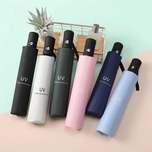 Promotional Automatic Umbrella Folding Gifts Umbrella for Wholesale Giveaways Custom with Logo Print Paraguas Rain Sun Umbrellas