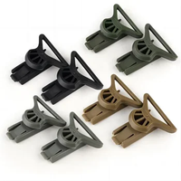 Clips pivotants pour lunettes Accessoires de casque en plastique de haute qualité, durables et faciles à assembler pour composants de casque de lunettes