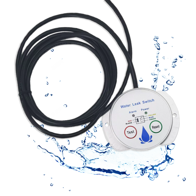 SW6 AC/DC 9-36V Humidity Wet Switch Flood Detector Aluminum Alloy Casing Water Leak Sensor