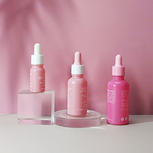Custom Round Glass Dropper <b>Bottle</b> Pink 1oz 2oz 3oz 4oz 5oz 15ml 50ml 100ml 120ml Glass Essential Oil Dropper <b>Bottle</b> - Product Image 6