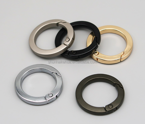 <span class=keywords><strong>Mousqueton</strong></span> rond à ressort en alliage de zinc couleur mate 20mm 25mm <span class=keywords><strong>30mm</strong></span> - Product Image 5
