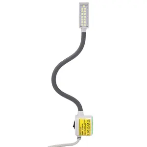 COPPS 15LED siyah Gooseneck esnek tüp DİKİŞ MAKİNESİ parçaları led ışık manyetik