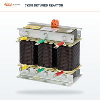 Reactor Trifásico CKSG al por Mayor, Relación de Reactancia del 14%, 525V, 25kvar, Clase de Aislamiento B, para Sistema de Compensación Desintonizada