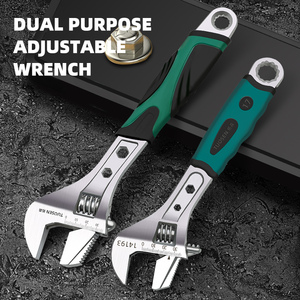 Chrome Kết Thúc Dual-Mục Đích Mở End Cờ Lê Có Thể Điều Chỉnh Kết Hợp Xoay Đầu Vòng Cờ Lê Cho Công Nghiệp Sửa Chữa Làm Việc OEM - Product Image 5