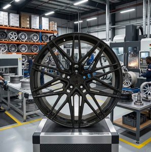 Jantes en alliage d'aluminium forgé 6061-T6 personnalisées à cinq branches, finition argentée, 19-23 pouces, 5*112/120/130 pour BMW, <span class=keywords><strong>Mercedes</strong></span> et Range Rover - Product Image 1