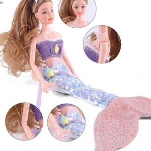 Mode belle fille princesse sirène poupée 11.5 pouces 11 Joint mignon fille cadeau poupées pour filles princesse sirène - Product Image 4
