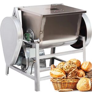 Mélangeur à farine commercial 15 kg-150 kg Machine à pétrir automatique pour la pâte à pâtes 220v <span class=keywords><strong>Source</strong></span> d'alimentation - Product Image 1
